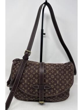 Louis Vuitton  Canvas Saumur Mini LIn Monogram  Shoulder/Crossbody Bag